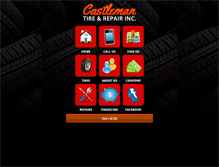 Tablet Screenshot of castlemantire.com